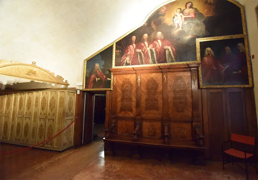 Sala dello Scrigno des Dogenpalastes Venedig