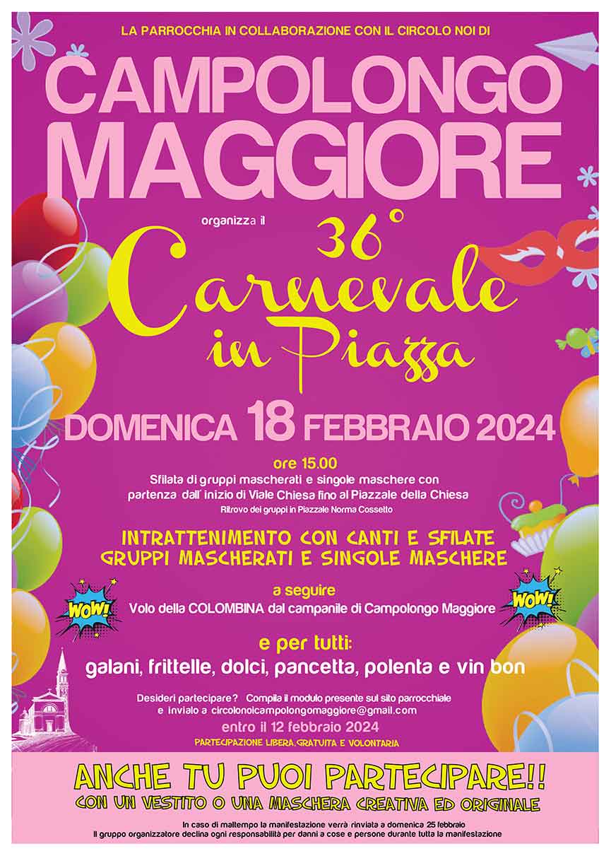 Carnevale di Campolongo Maggiore Venezia