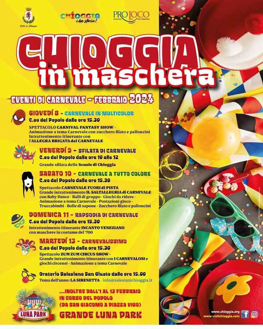 Mascherine di Carnevale di Chioggia Venezia