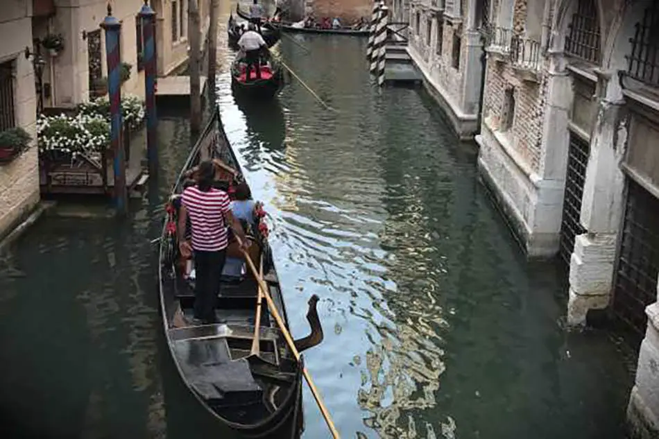 Gondola Ride Music and Singer Venice Italy