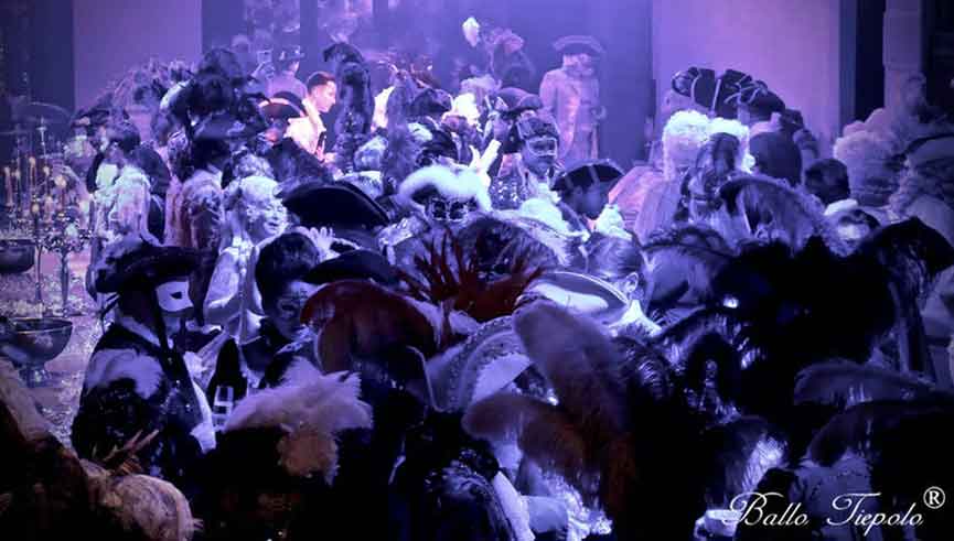 Balli Tiepolo in maschera del Carnevale Venezia