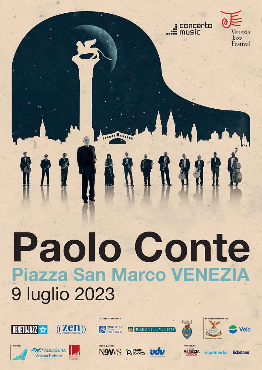 Concerto Paolo Conte Piazza San Marco Venezia