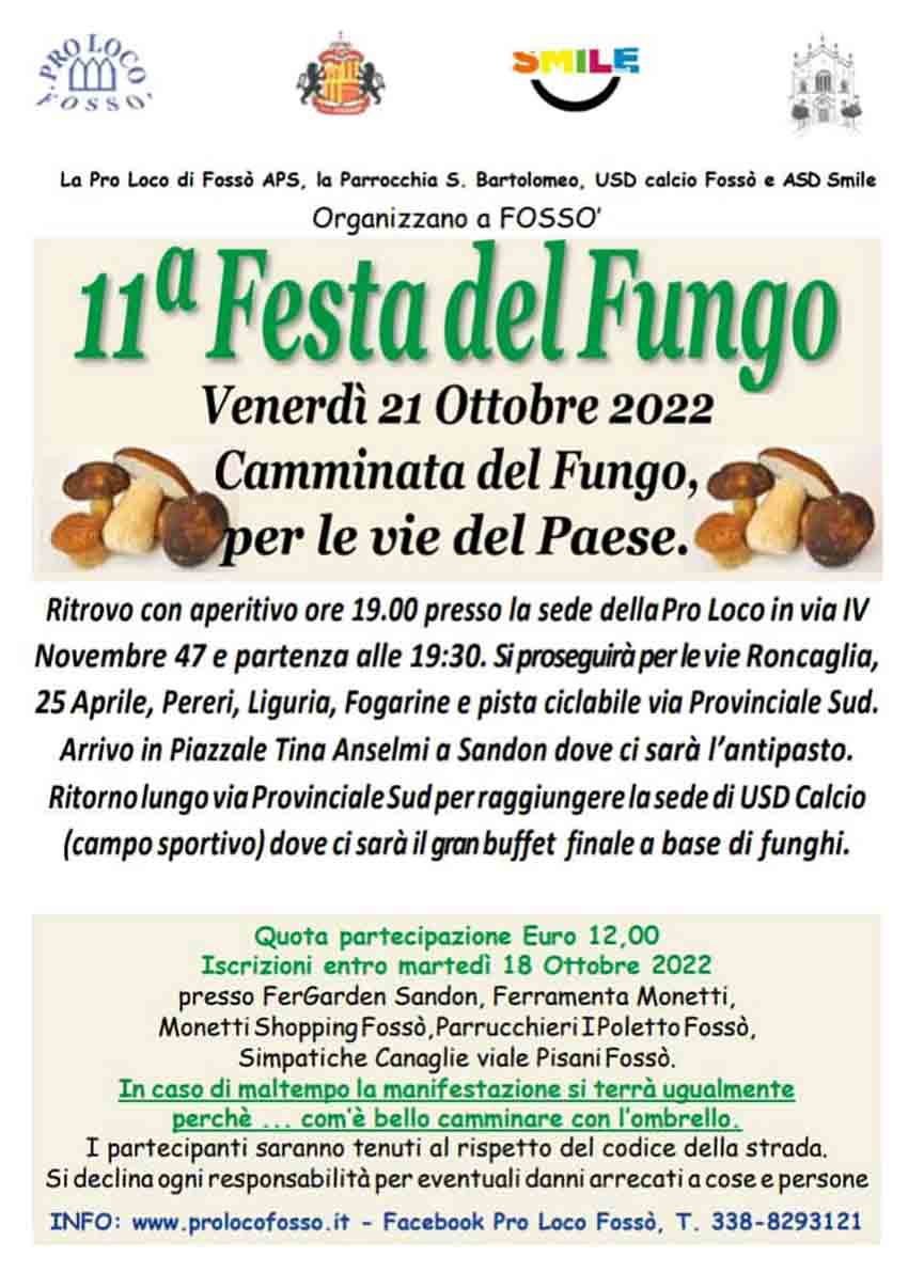 Festa del Fungo in Tavola a Fossò