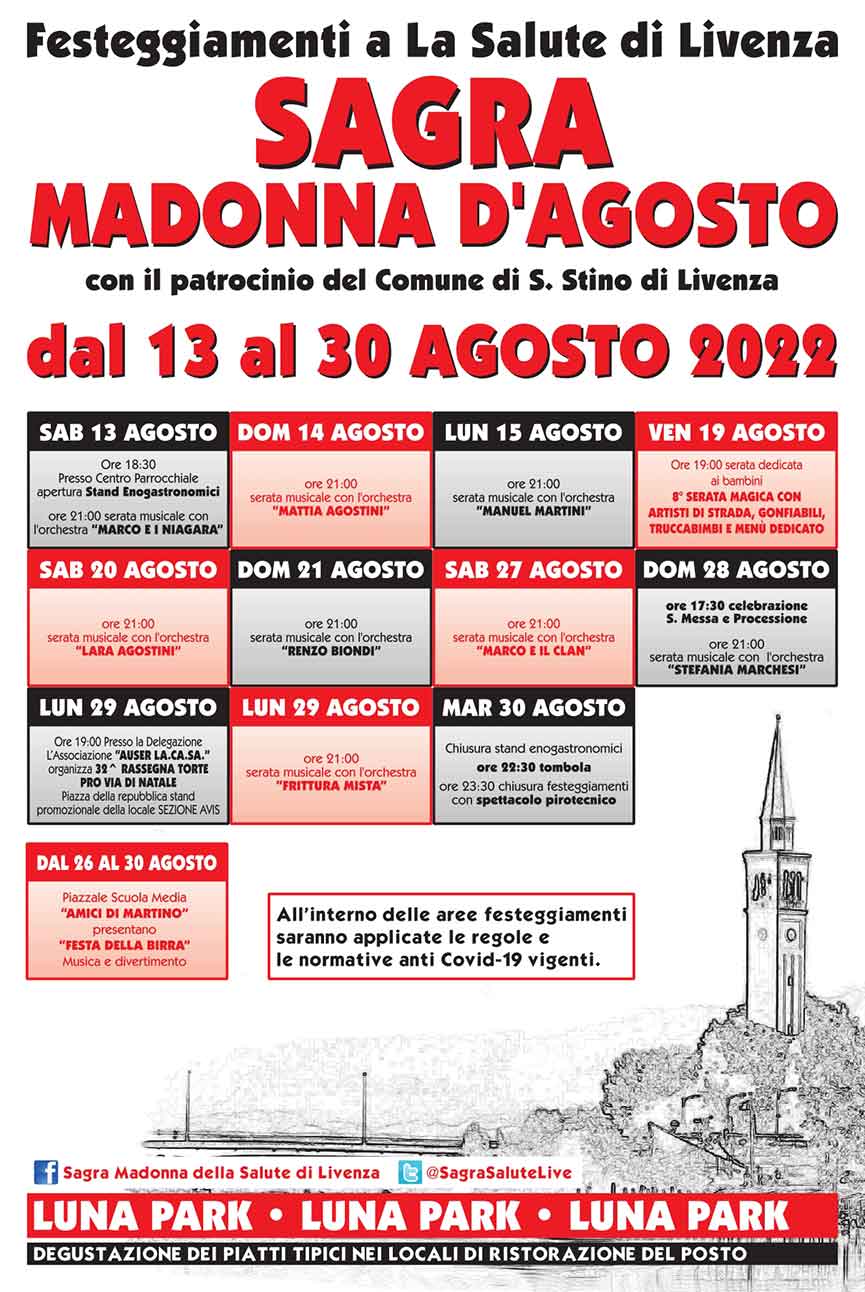 Sagra della Madonna d'Agosto San Stino di Livenza Venezia
