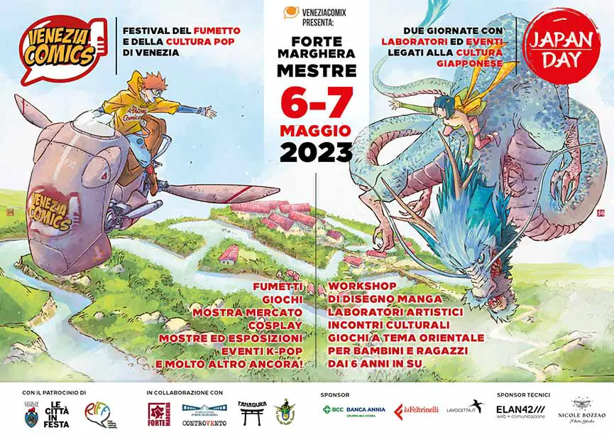 Festival del Fumetto Venezia Comics a Forte Marghera a Mestre