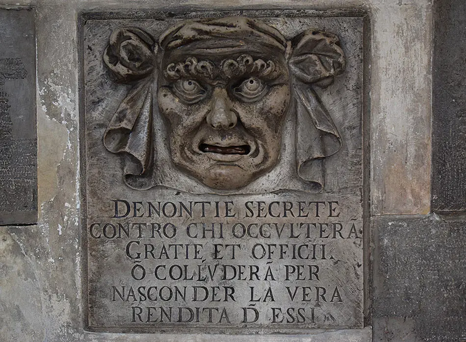 Boche de leon a Palazzo Ducale a Venezia