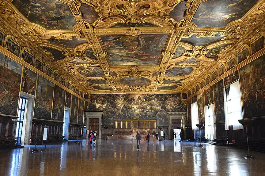 Sala del Maggior  Consiglio Palazzo Ducale a Venezia