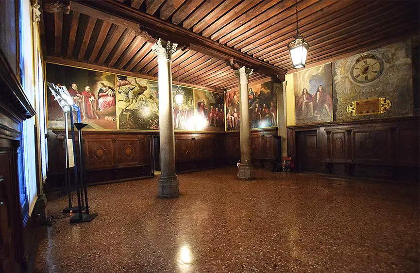 Sala de la Avogaria des Dogenpalastes Venedig