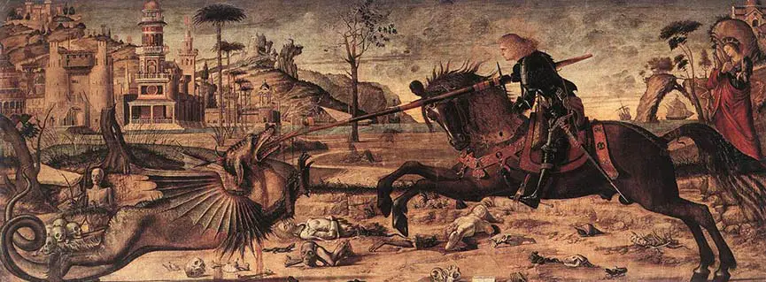 San Giorgio e il Drago - Vittore Carpaccio Venezia