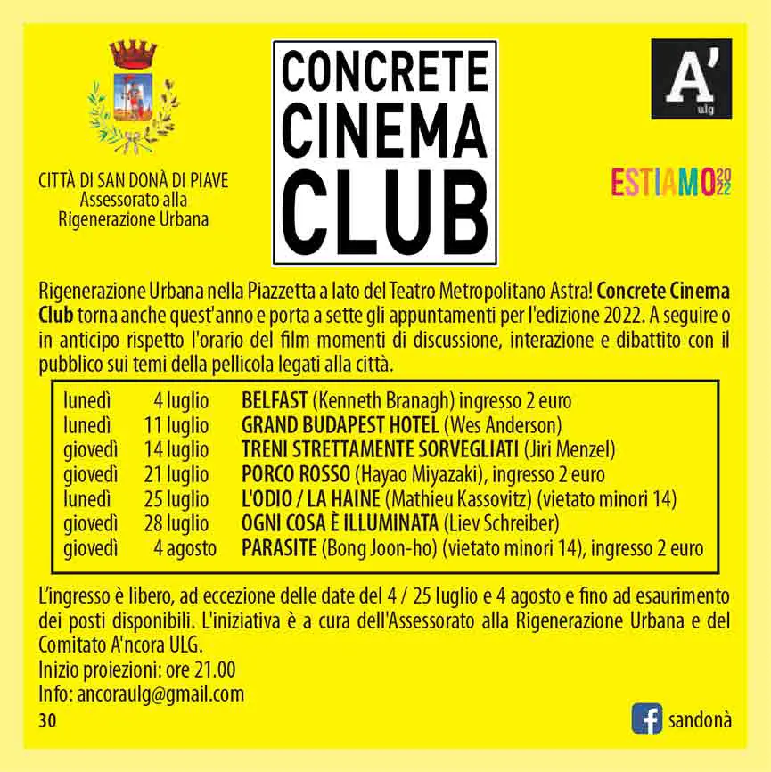 Concrete Cinema Club  - San Donà di Piave