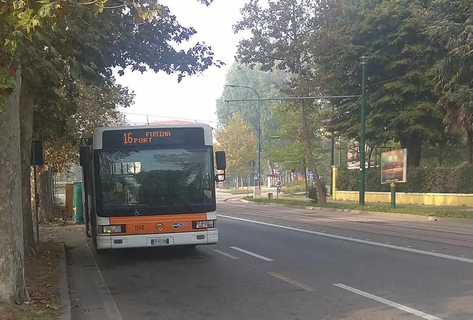 Autobus Linea 16 Actv Marghera Fusina