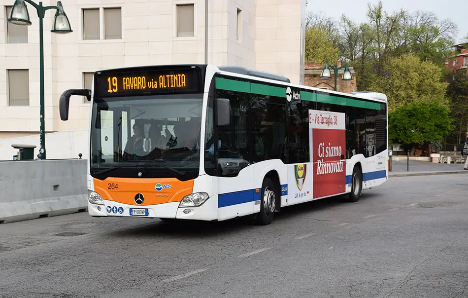 Autobus Linea 19 Actv Venezia Favaro