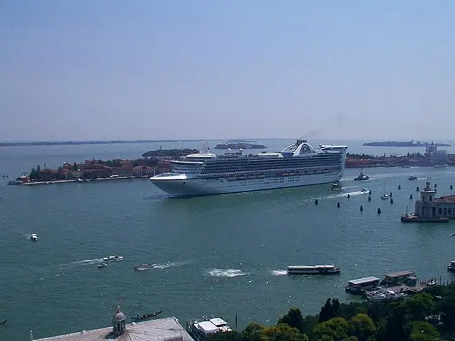 Ferries to Greece from Venice along Giudecca Channel