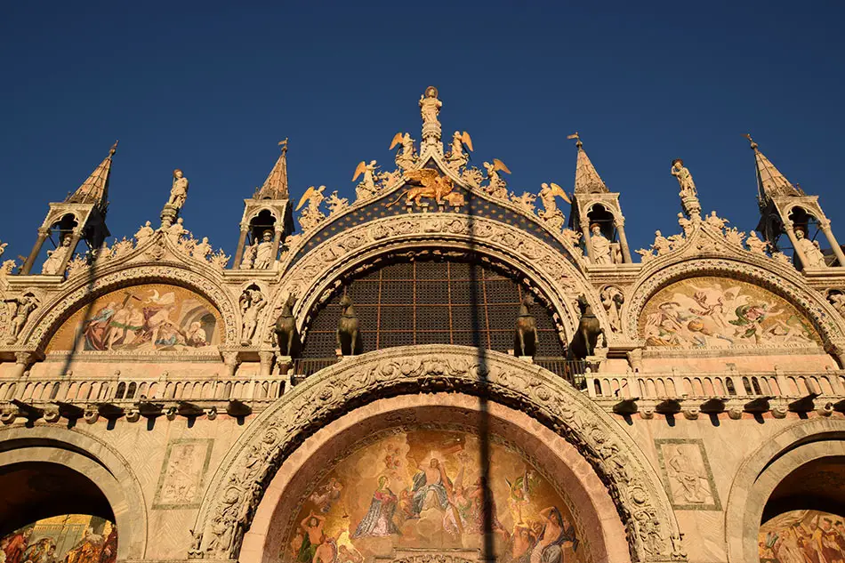Facciata Basilica di San Marco a Venezia